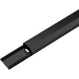 goobay 90723 protector de cable Negro, Guía para cable negro, Negro, 1,1 m, 33 mm