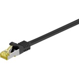 goobay 91581 cable de red Negro 0,5 m Cat7 S/FTP (S-STP) negro, 0,5 m, Cat7, S/FTP (S-STP), RJ-45, RJ-45