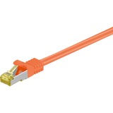 goobay 91606 cable de red Naranja 2 m Cat7 S/FTP (S-STP) naranja, 2 m, Cat7, S/FTP (S-STP), RJ-45, RJ-45