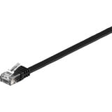 goobay 95387 cable de red Negro 5 m Cat6 U/UTP (UTP) negro, 5 m, Cat6, U/UTP (UTP), RJ-45, RJ-45