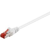 goobay 95511 cable de red Blanco 3 m Cat6 S/FTP (S-STP) blanco, 3 m, Cat6, S/FTP (S-STP), RJ-45, RJ-45