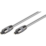 goobay AVK 221-1000 10.0m cable de fibra optica 10 m toslink Plata plateado, 10 m, toslink, toslink