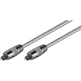 goobay AVK 221-300 3.0m 6.0mm cable de audio 3 m TOSLINK plateado, Macho, TOSLINK, Macho, 3 m