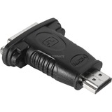 HDMI 19pin M/DVI-D 24+1pin F 19 HDMI M, DVI-D Wentronic A 323 - Adaptador para cable F, Macho/hembra 24+1 