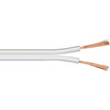 goobay LSK 2x1.5 - 10m cable de audio Blanco blanco, 10 m, Blanco