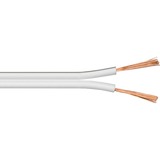 goobay LSK 2x1.5 - 25m cable de audio Blanco blanco, 25 m, Blanco