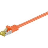goobay RJ-45 CAT7 0.5m cable de red Naranja 0,5 m S/FTP (S-STP) naranja, 0,5 m, Cat7, S/FTP (S-STP), RJ-45, RJ-45
