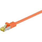 goobay RJ-45 CAT7 5m cable de red Naranja S/FTP (S-STP) naranja, 5 m, Cat7, S/FTP (S-STP), RJ-45, RJ-45