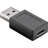 goobay USB-C - USB 3.0 A, F/M USB C Negro, Adaptador negro, F/M, USB 3.0 A, USB C, Negro