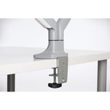 Kensington Brazo SmartFit de altura ajustable con un toque para dos monitores, Soporte de monitor gris, Atornillado, 9 kg, 33 cm (13"), 81,3 cm (32"), 100 x 100 mm, Plata