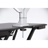 Kensington Brazo SmartFit de altura ajustable con un toque para dos monitores, Soporte de monitor gris, Atornillado, 9 kg, 33 cm (13"), 81,3 cm (32"), 100 x 100 mm, Plata