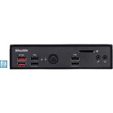 Shuttle XPС slim DS10U5 1,3 l tamaño PC Negro Intel® SoC BGA 1528 i5-8265U 1,6 GHz, Barebone negro, 1,3 l tamaño PC, Intel® SoC, BGA 1528, DDR4-SDRAM, SATA, 65 W