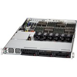 Supermicro AS-1042G-TF servidor barebone Bastidor (1U) Negro negro, 512 GB, 16 MB, Gigabit Ethernet, Intel® 82576, AMI, Bastidor (1U)