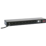 APC AP7920B unidad de distribución de energía (PDU) 8 salidas AC 0U/1U Negro, Distribuidor negro, Regulado, Conmutado, 0U/1U, Horizontal/Vertical, Negro, 8 salidas AC, C13 acoplador