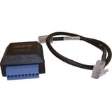 APC AP9810 cable de red Negro 0,045 m, Módulo 0,045 m, Negro