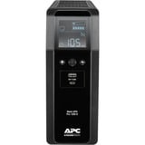 APC BACK UPS PRO BR 1200VA Línea interactiva 1,2 kVA 720 W 8 salidas AC negro, Línea interactiva, 1,2 kVA, 720 W, Seno, C13 acoplador, 8 salidas AC