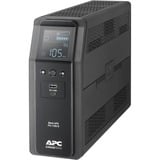 APC BACK UPS PRO BR 1200VA Línea interactiva 1,2 kVA 720 W 8 salidas AC negro, Línea interactiva, 1,2 kVA, 720 W, Seno, C13 acoplador, 8 salidas AC