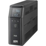 APC BR1600SI sistema de alimentación ininterrumpida (UPS) Línea interactiva 1,6 kVA 960 W 8 salidas AC negro, Línea interactiva, 1,6 kVA, 960 W, Seno, 176 V, 294 V