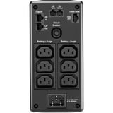 APC BR900MI sistema de alimentación ininterrumpida (UPS) Línea interactiva 0,9 kVA 540 W 6 salidas AC negro, Línea interactiva, 0,9 kVA, 540 W, Seno, 176 V, 294 V