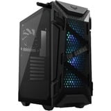 ASUS TUF Gaming GT301 Midi Tower Negro, Cajas de torre negro, Midi Tower, PC, Negro, ATX, micro ATX, Mini-ATX, Acrilonitrilo butadieno estireno (ABS), Acero, Vidrio templado, 16 cm