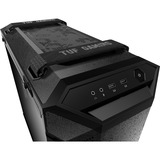 ASUS TUF Gaming GT501 Midi Tower Negro, Cajas de torre negro, Midi Tower, PC, Negro, ATX, EATX, micro ATX, Mini-ITX, Plástico, Juego