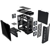 ASUS TUF Gaming GT501 Midi Tower Negro, Cajas de torre negro, Midi Tower, PC, Negro, ATX, EATX, micro ATX, Mini-ITX, Plástico, Juego