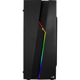 Aerocool Bolt Midi Tower Negro, Cajas de torre negro, Midi Tower, PC, Negro, ATX, micro ATX, Mini-ITX, Acrílico, Juego