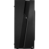 Aerocool Bolt Midi Tower Negro, Cajas de torre negro, Midi Tower, PC, Negro, ATX, micro ATX, Mini-ITX, Acrílico, Juego