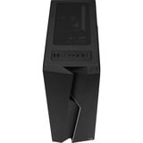 Aerocool Bolt Midi Tower Negro, Cajas de torre negro, Midi Tower, PC, Negro, ATX, micro ATX, Mini-ITX, Acrílico, Juego