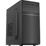 Aerocool CS-103 Mini Tower Negro, Cajas de torre negro, Mini Tower, PC, Negro, micro ATX, Mini-ITX, Acrilonitrilo butadieno estireno (ABS), SPCC, 15,6 cm