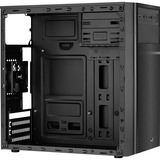 Aerocool CS-103 Mini Tower Negro, Cajas de torre negro, Mini Tower, PC, Negro, micro ATX, Mini-ITX, Acrilonitrilo butadieno estireno (ABS), SPCC, 15,6 cm