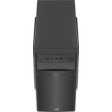 Aerocool CS-103 Mini Tower Negro, Cajas de torre negro, Mini Tower, PC, Negro, micro ATX, Mini-ITX, Acrilonitrilo butadieno estireno (ABS), SPCC, 15,6 cm