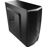 Aerocool CS‐1102 Midi Tower Negro, Cajas de torre negro, Midi Tower, PC, Negro, ATX, micro ATX, Mini-ATX, Acero, 15 cm