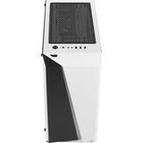 Aerocool CYLONPROWG Midi Tower Blanco, Cajas de torre blanco/Negro, Midi Tower, PC, Blanco, ATX, micro ATX, Mini-ITX, Acrilonitrilo butadieno estireno (ABS), SPCC, Multi