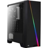 Aerocool Cylon Midi Tower Negro, Cajas de torre negro, Midi Tower, PC, Negro, ATX, micro ATX, Mini-ITX, Acero, Juego