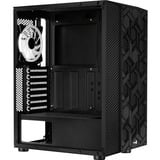 Aerocool Hive-G-BK-v1 Midi Tower, Cajas de torre negro, Midi Tower, PC, ATX, micro ATX, Mini-ITX, Acrilonitrilo butadieno estireno (ABS), SPCC, 15,7 cm, 31,7 cm