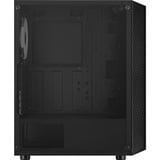 Aerocool Hive-G-BK-v1 Midi Tower, Cajas de torre negro, Midi Tower, PC, ATX, micro ATX, Mini-ITX, Acrilonitrilo butadieno estireno (ABS), SPCC, 15,7 cm, 31,7 cm