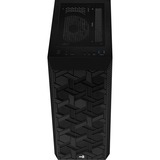 Aerocool Hive-G-BK-v3 Midi Tower Negro, Cajas de torre negro, Midi Tower, PC, Negro, ATX, micro ATX, Mini-ITX, Acrilonitrilo butadieno estireno (ABS), SPCC, 15,7 cm