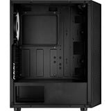 Aerocool Hive-G-BK-v3 Midi Tower Negro, Cajas de torre negro, Midi Tower, PC, Negro, ATX, micro ATX, Mini-ITX, Acrilonitrilo butadieno estireno (ABS), SPCC, 15,7 cm