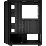 Aerocool Hive-G-BK-v3 Midi Tower Negro, Cajas de torre negro, Midi Tower, PC, Negro, ATX, micro ATX, Mini-ITX, Acrilonitrilo butadieno estireno (ABS), SPCC, 15,7 cm