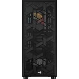 Aerocool Hive-G-BK-v3 Midi Tower Negro, Cajas de torre negro, Midi Tower, PC, Negro, ATX, micro ATX, Mini-ITX, Acrilonitrilo butadieno estireno (ABS), SPCC, 15,7 cm