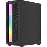 Aerocool Prime-G-BK-v2 Midi Tower Negro, Cajas de torre negro, Midi Tower, PC, Negro, ATX, micro ATX, Mini-ITX, Acrilonitrilo butadieno estireno (ABS), SPCC, Azul, Verde, Rojo