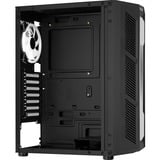 Aerocool Prime-G-BK-v2 Midi Tower Negro, Cajas de torre negro, Midi Tower, PC, Negro, ATX, micro ATX, Mini-ITX, Acrilonitrilo butadieno estireno (ABS), SPCC, Azul, Verde, Rojo