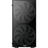 Aerocool Python Midi Tower Negro, Cajas de torre negro, Midi Tower, PC, Negro, ATX, micro ATX, Mini-ITX, ABS sintéticos, SPCC, Juego