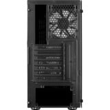 Aerocool Python Midi Tower Negro, Cajas de torre negro, Midi Tower, PC, Negro, ATX, micro ATX, Mini-ITX, ABS sintéticos, SPCC, Juego