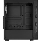 Aerocool Python Midi Tower Negro, Cajas de torre negro, Midi Tower, PC, Negro, ATX, micro ATX, Mini-ITX, ABS sintéticos, SPCC, Juego