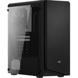 Aerocool RIFT carcasa de ordenador Midi Tower Negro, Cajas de torre negro, Midi Tower, PC, Negro, ATX, micro ATX, Mini-ITX, SPCC, Juego