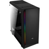 Aerocool RIFT carcasa de ordenador Midi Tower Negro, Cajas de torre negro, Midi Tower, PC, Negro, ATX, micro ATX, Mini-ITX, SPCC, Juego