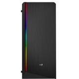 Aerocool RIFT carcasa de ordenador Midi Tower Negro, Cajas de torre negro, Midi Tower, PC, Negro, ATX, micro ATX, Mini-ITX, SPCC, Juego