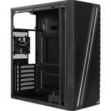 Aerocool Streak Midi Tower Negro, Cajas de torre negro, Midi Tower, PC, Negro, ATX, micro ATX, Mini-ITX, Acrilonitrilo butadieno estireno (ABS), SPCC, Multi